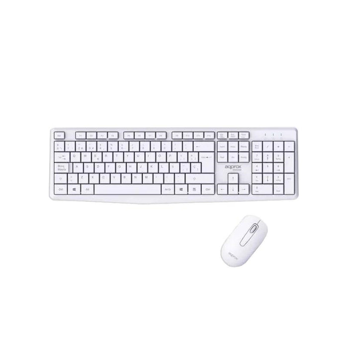 APPROX Teclado+raton inalamb X420W 1000DPI Blanco