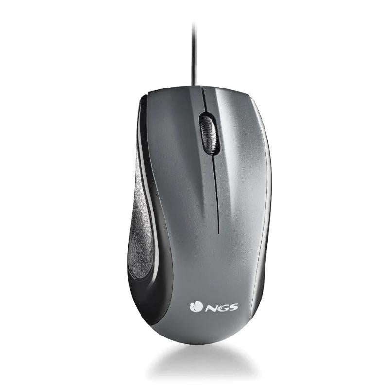 NGS Ratón Musk Láser Cable 1200 DPI