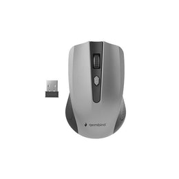 Gembird Ratón Óptico Inalámbr. 1600 DPI Negro/Gris