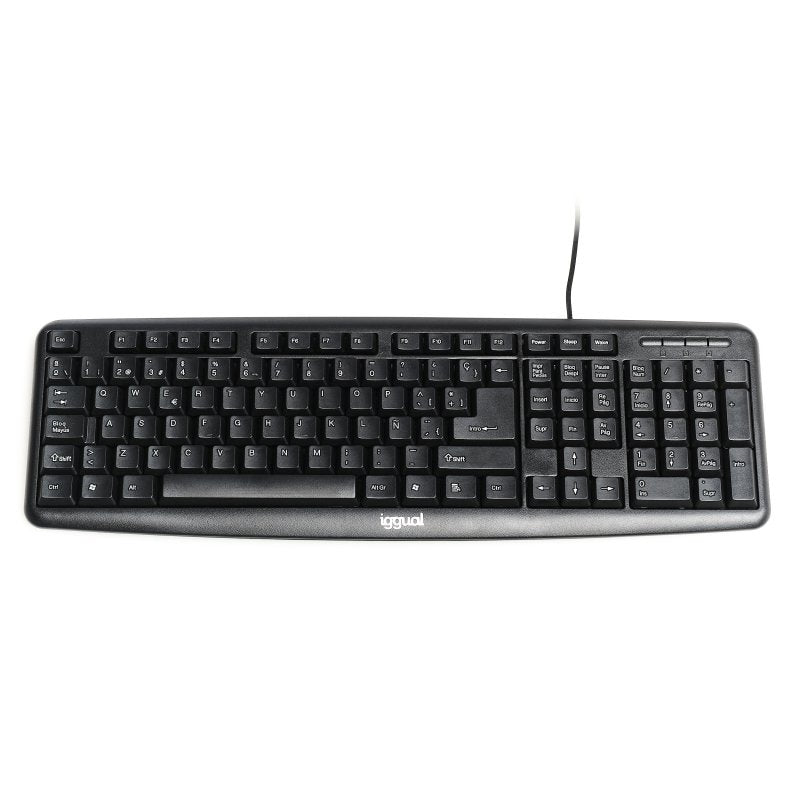 iggual Teclado USB estándar CK-BASIC-105T negro