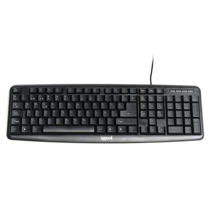 iggual Teclado USB estándar CK-BASIC-105T negro
