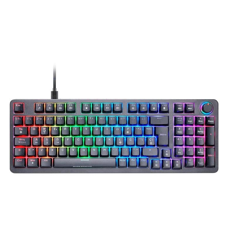 Mars Gaming Teclado MKPROBES Blue Switch RGB Negro