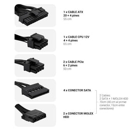 COOLBOX Fuente Alimentac. ATX POWERLINE III 550W