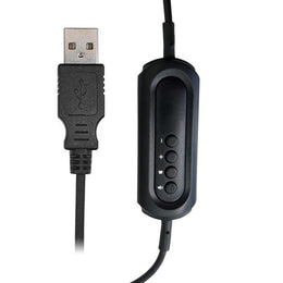 EWENT EW3568 Auricular USB+micrófono cable  2,1m