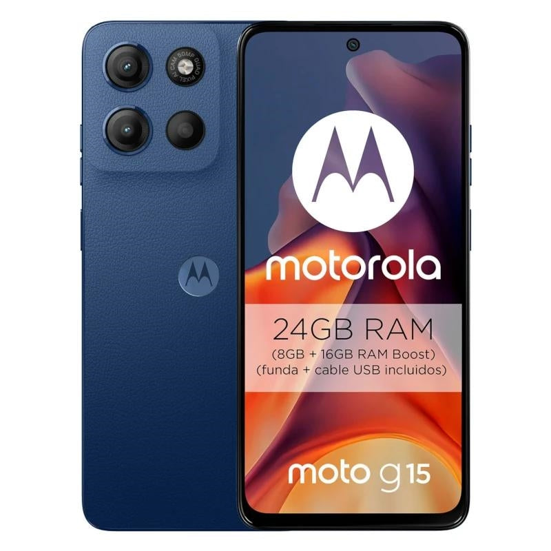 Motorola Moto G15 4G 6.7" 8Gb 512Gb Navy Peony
