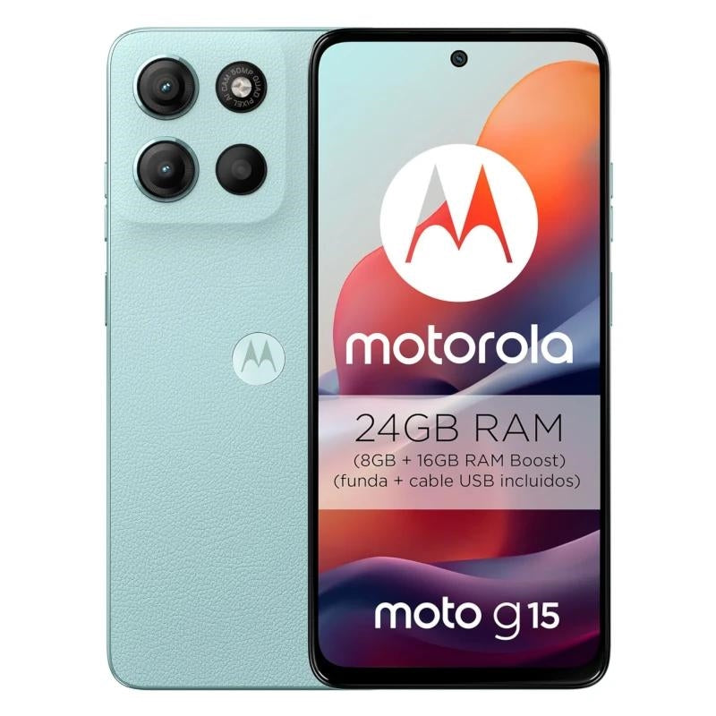 Motorola Moto G15 4G 6.7" 8Gb 512Gb Salt Air