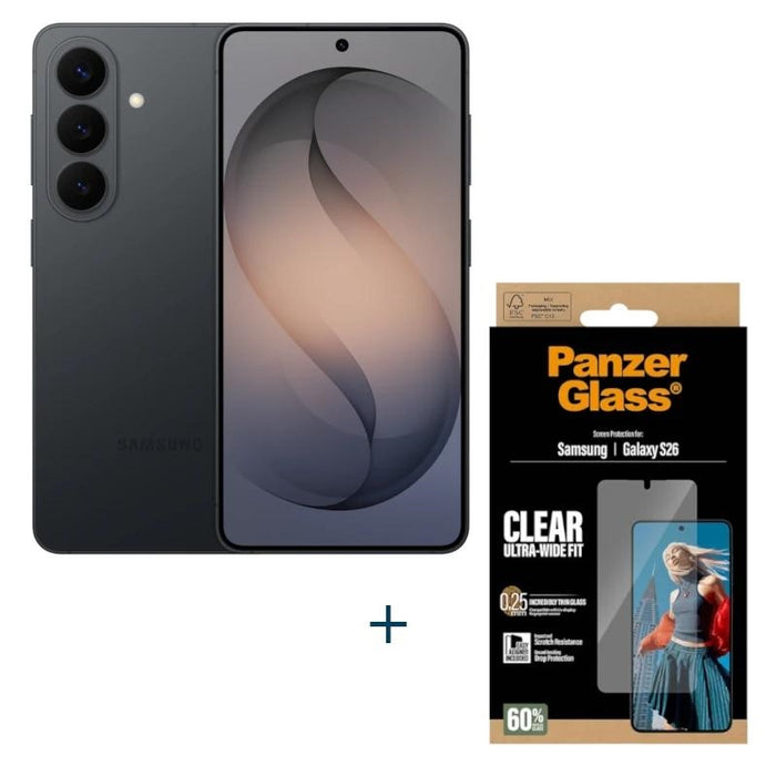 Samsung Galaxy S26 5G 256Gb EE Black + Prot Panzer