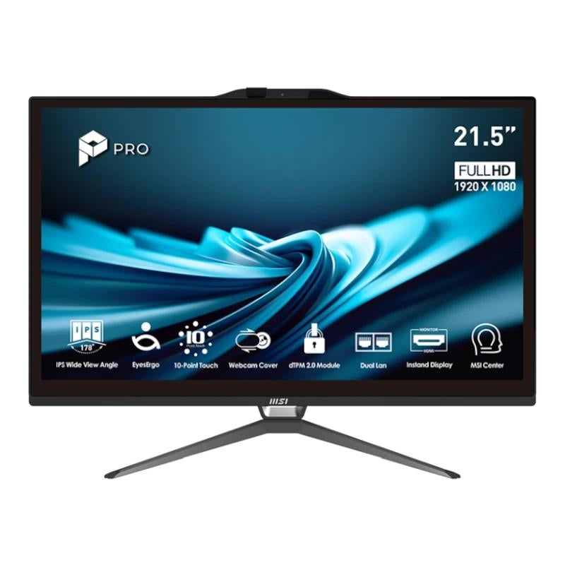 MSI Pro AP222T-449ES i5-14400 8 256 W11P 22" tac.N