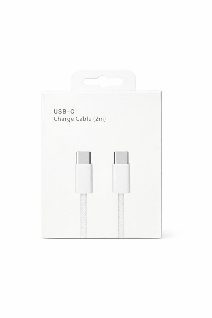 Cable USB-C a USB-C de Carga Rápida – 2 metros